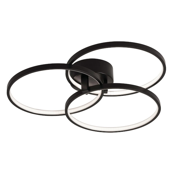 Afx Orion Flushmount LED 26W 1350Lm 120V ORIF16L30D1BK - main